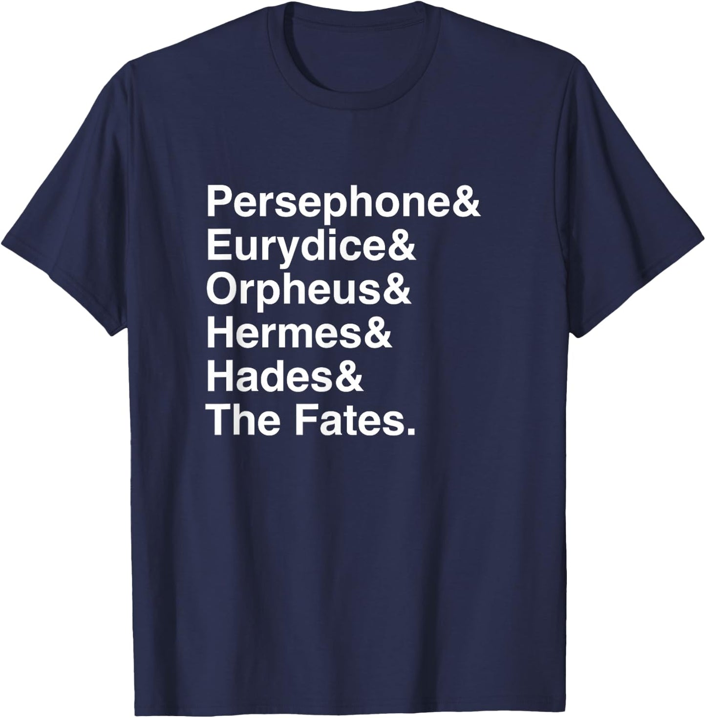 Orpheus, Eurydice, Hadestown Broadway Shirt Musical Theatre T-Shirt - T-Shirt | Navy