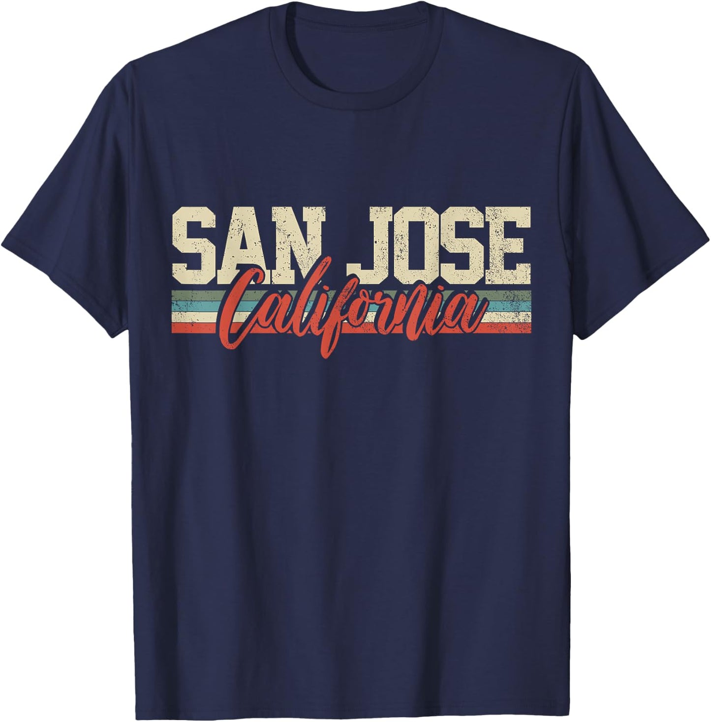 San Jose California T-Shirt - T-Shirt | Navy