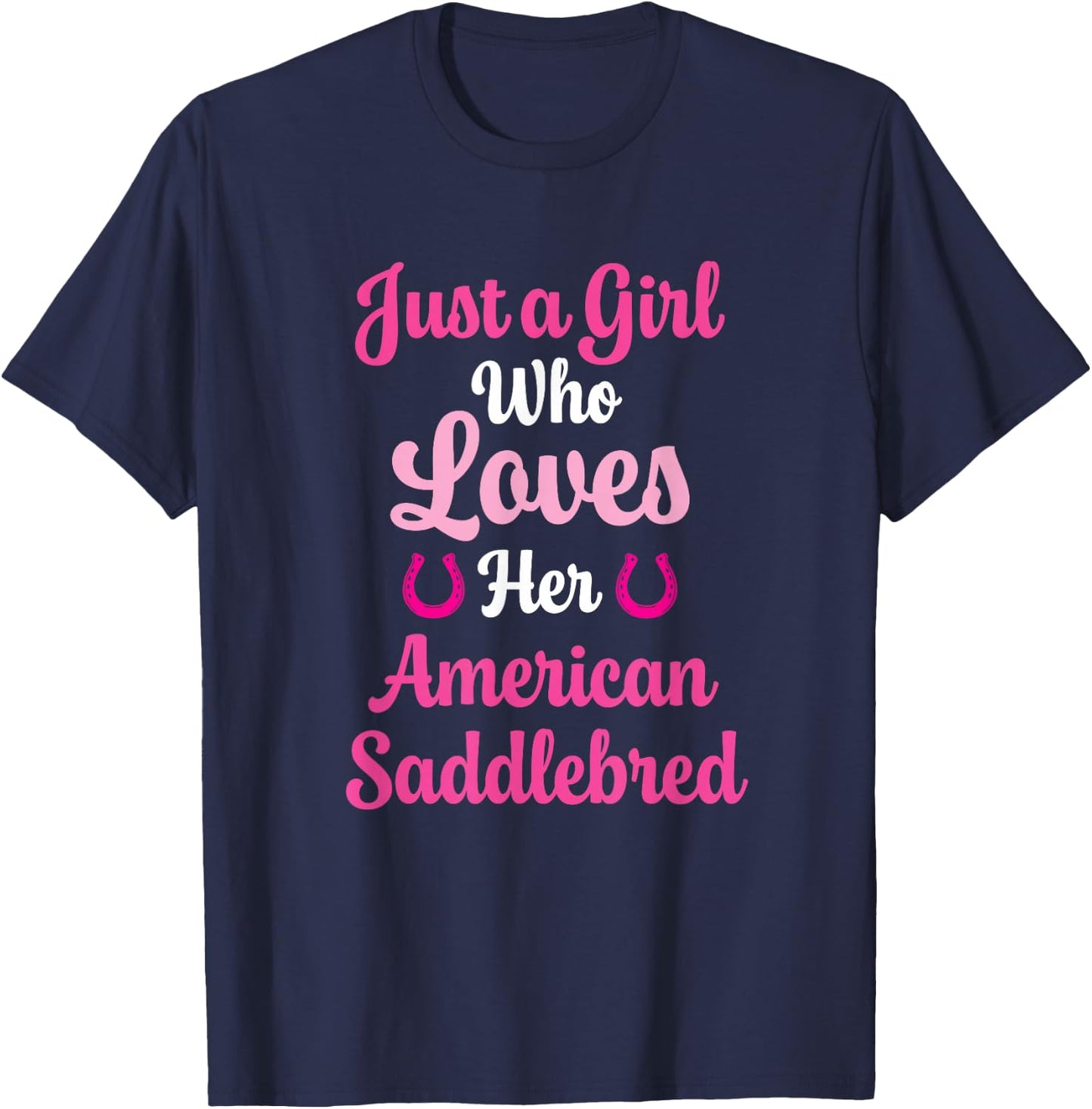 American Saddlebred Horse Gift American Saddlebred T-Shirt - T-Shirt | Navy