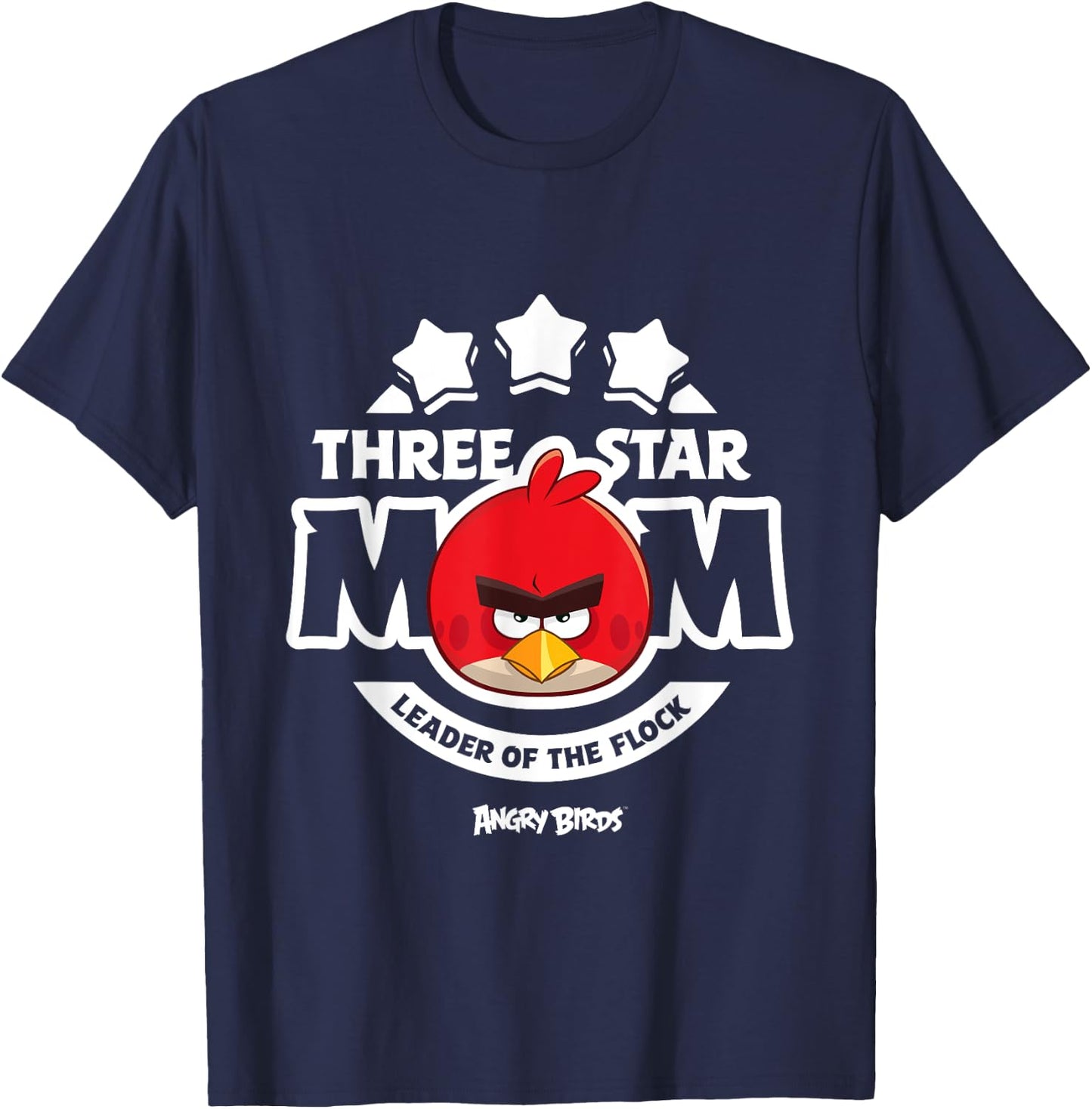 Angry Birds Three Star Mom Official Merchandise T-Shirt - T-Shirt | Navy