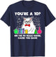 Funny Meme Cats Scientist Physics Chemistry Nerd T-Shirt - T-Shirt | Navy