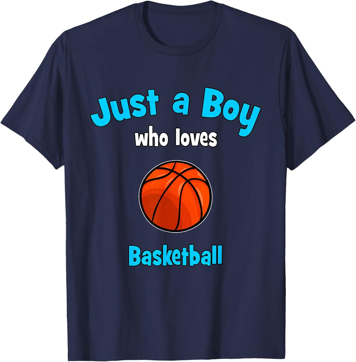 Boys Basketball Jersey | Kids Basketball T-Shirt - T-Shirt | Navy