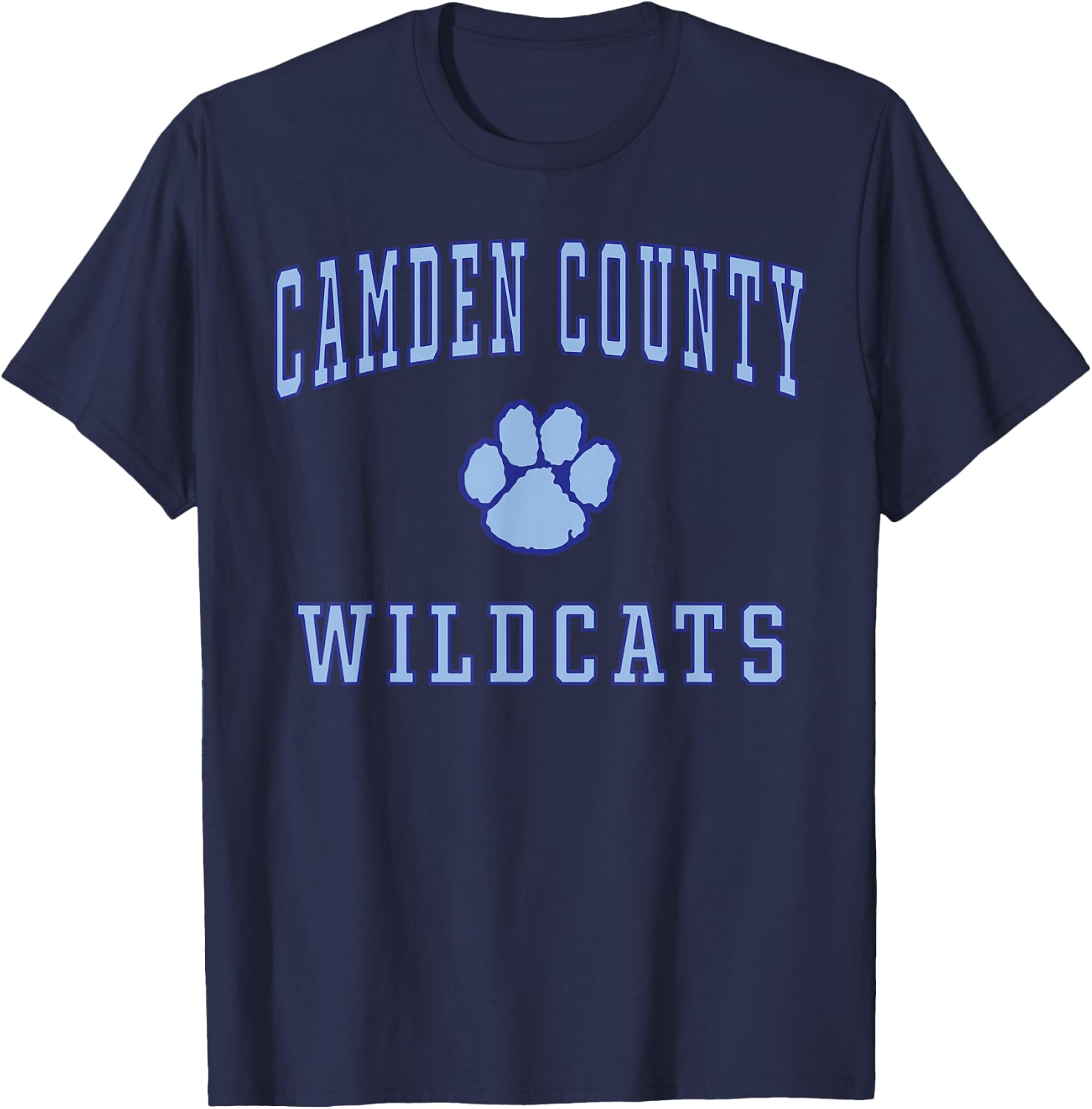 Camden County High School Wildcats T-Shirt - T-Shirt | Navy