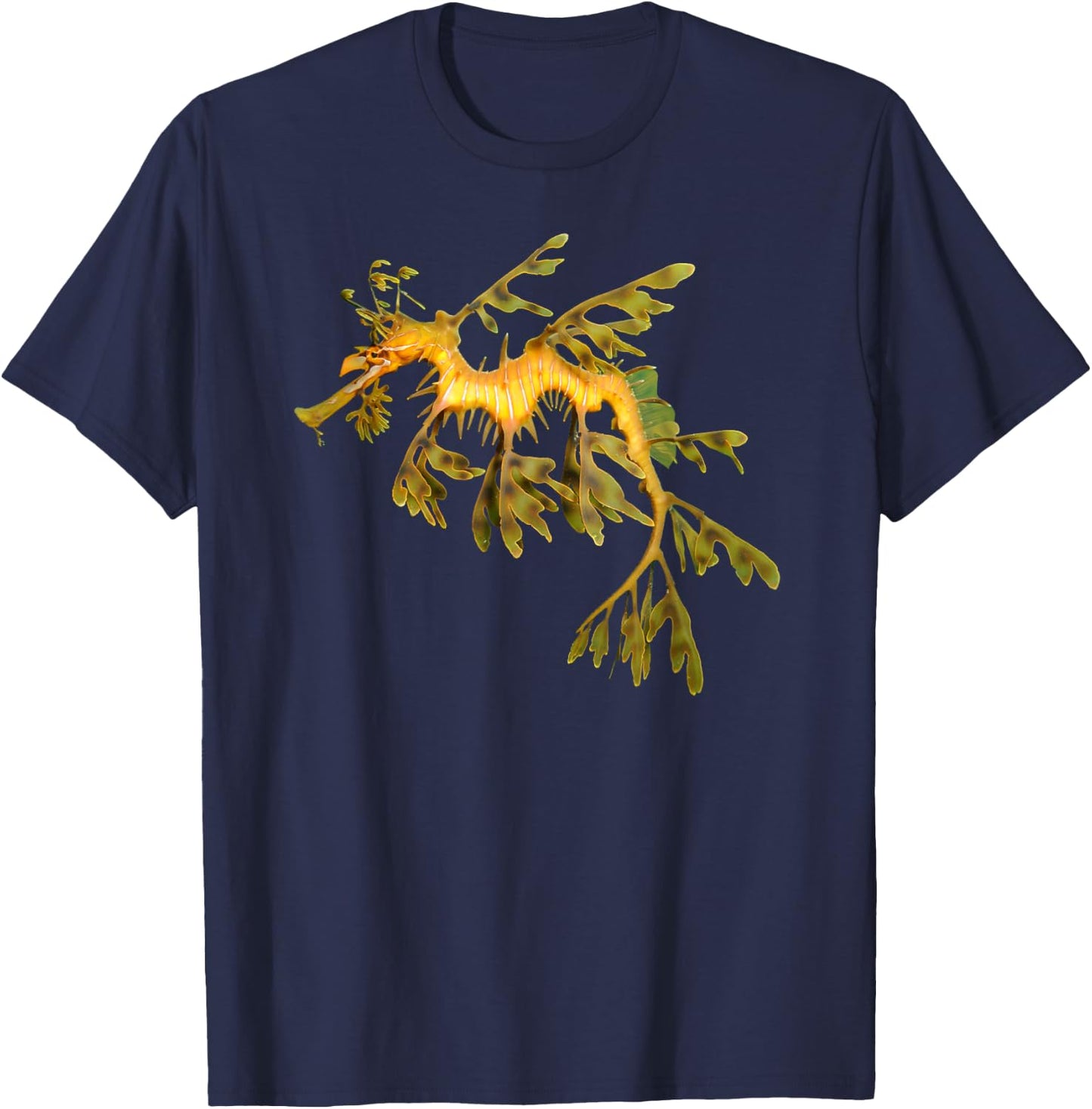 Leafy Seadragon Marine Animal Ocean Lover Seahorse T-Shirt - T-Shirt | Navy