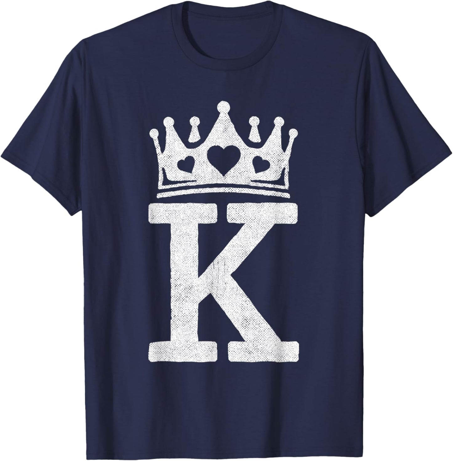 King Hearts Halloween Costume - Valentines King of Hearts T-Shirt - T-Shirt | Navy