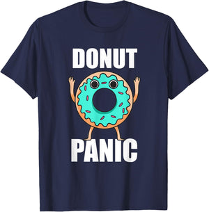 Donut Panic Sweets Donuts Love T-Shirt - T-Shirt | Navy