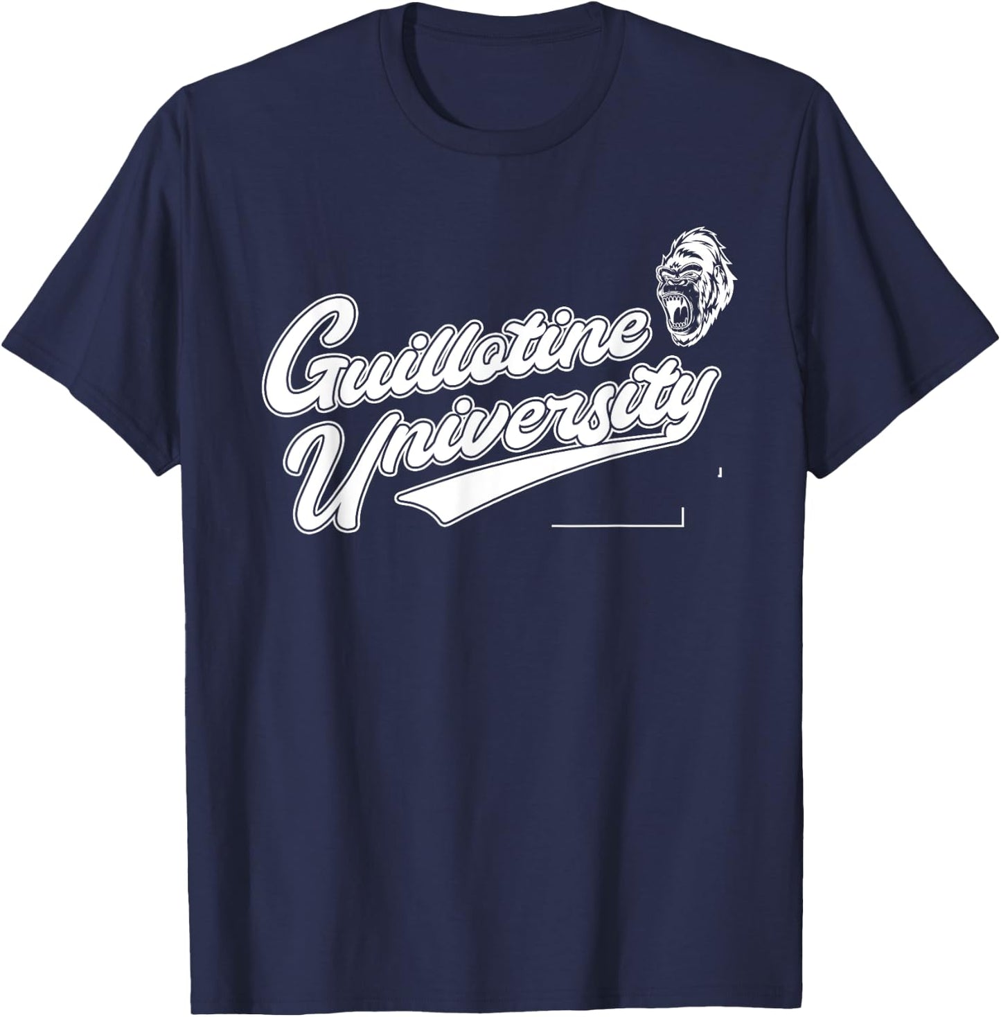 Brazilian Jiu Jitsu BJJ Coach MMA Fighter Guillotine Academy T-Shirt - T-Shirt | Navy
