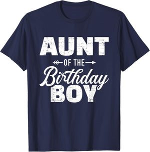 Aunt From Birthday Girl Nephew T-Shirt - T-Shirt | Navy