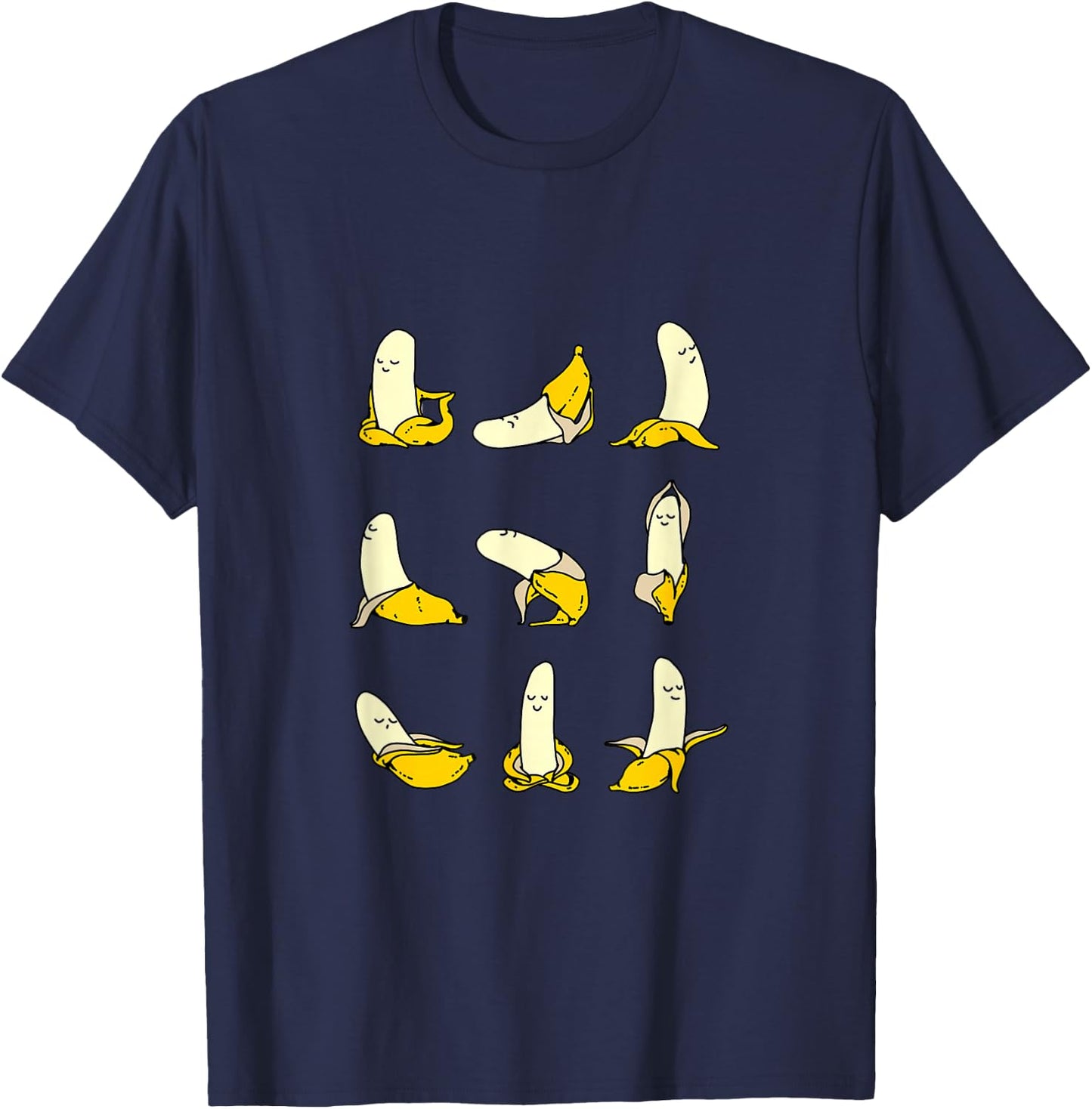 Banana Yoga Gift T-Shirt - T-Shirt | Navy