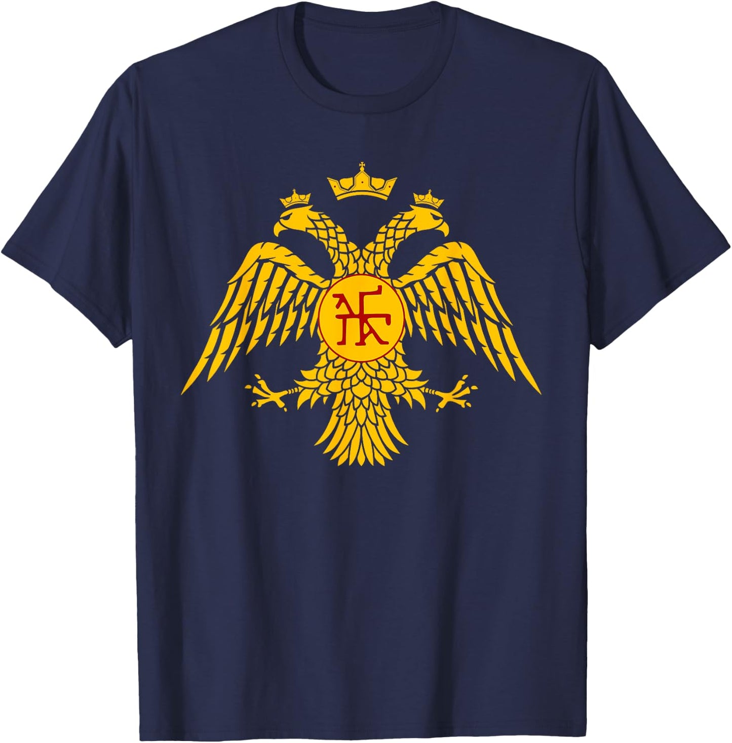Byzantine Empire (1400s) Palaiologos Dynasty T-Shirt - T-Shirt | Navy