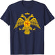 Byzantine Empire (1400s) Palaiologos Dynasty T-Shirt - T-Shirt | Navy