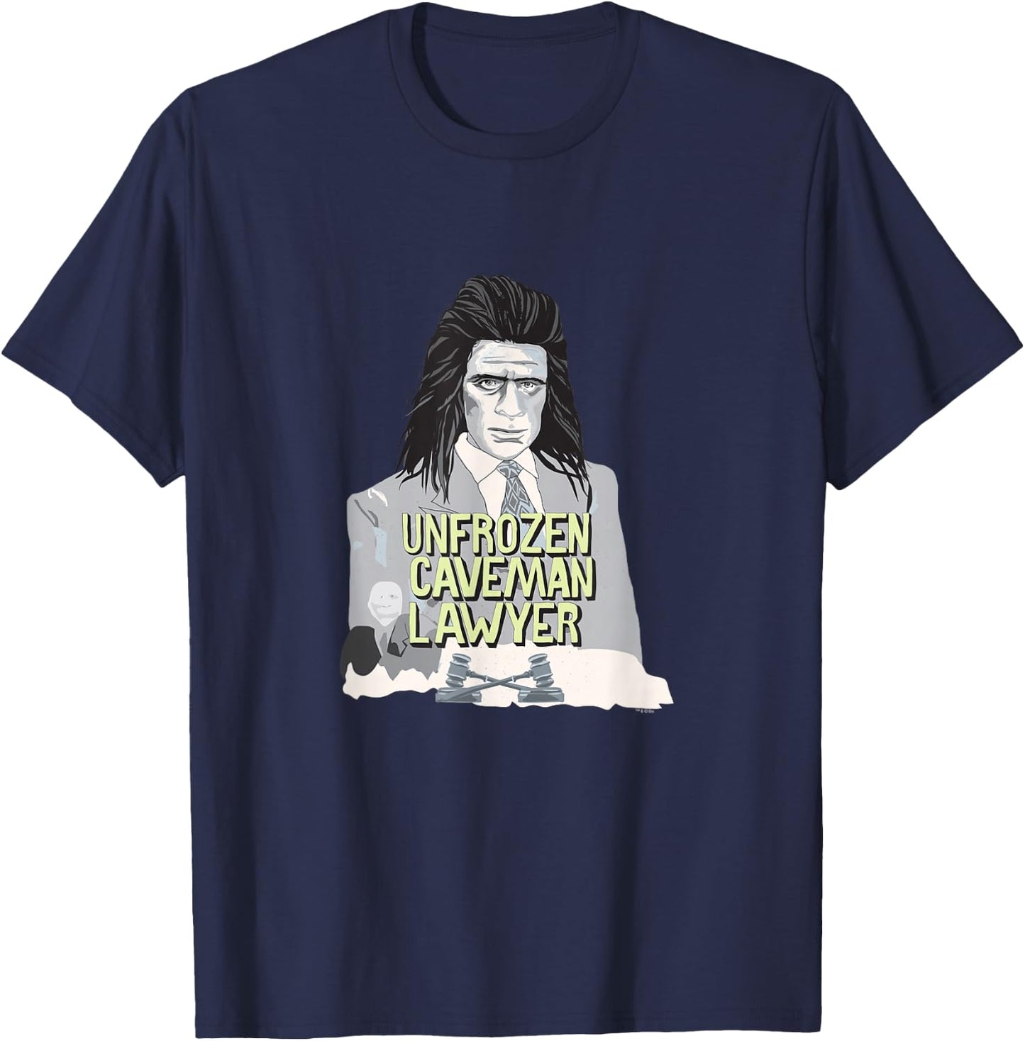 Saturday Night Live Unfrozen Caveman Lawyer T-Shirt - T-Shirt | Navy