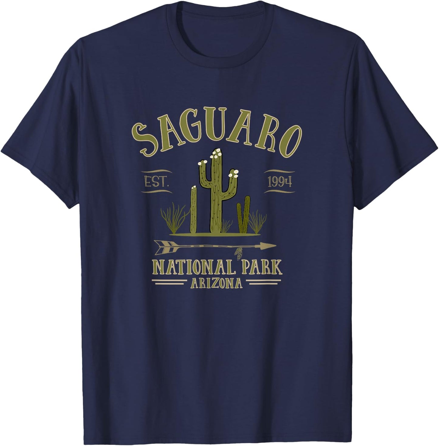 Saguaro National Park Arizona Souvenir Gift T-Shirt - T-Shirt | Navy