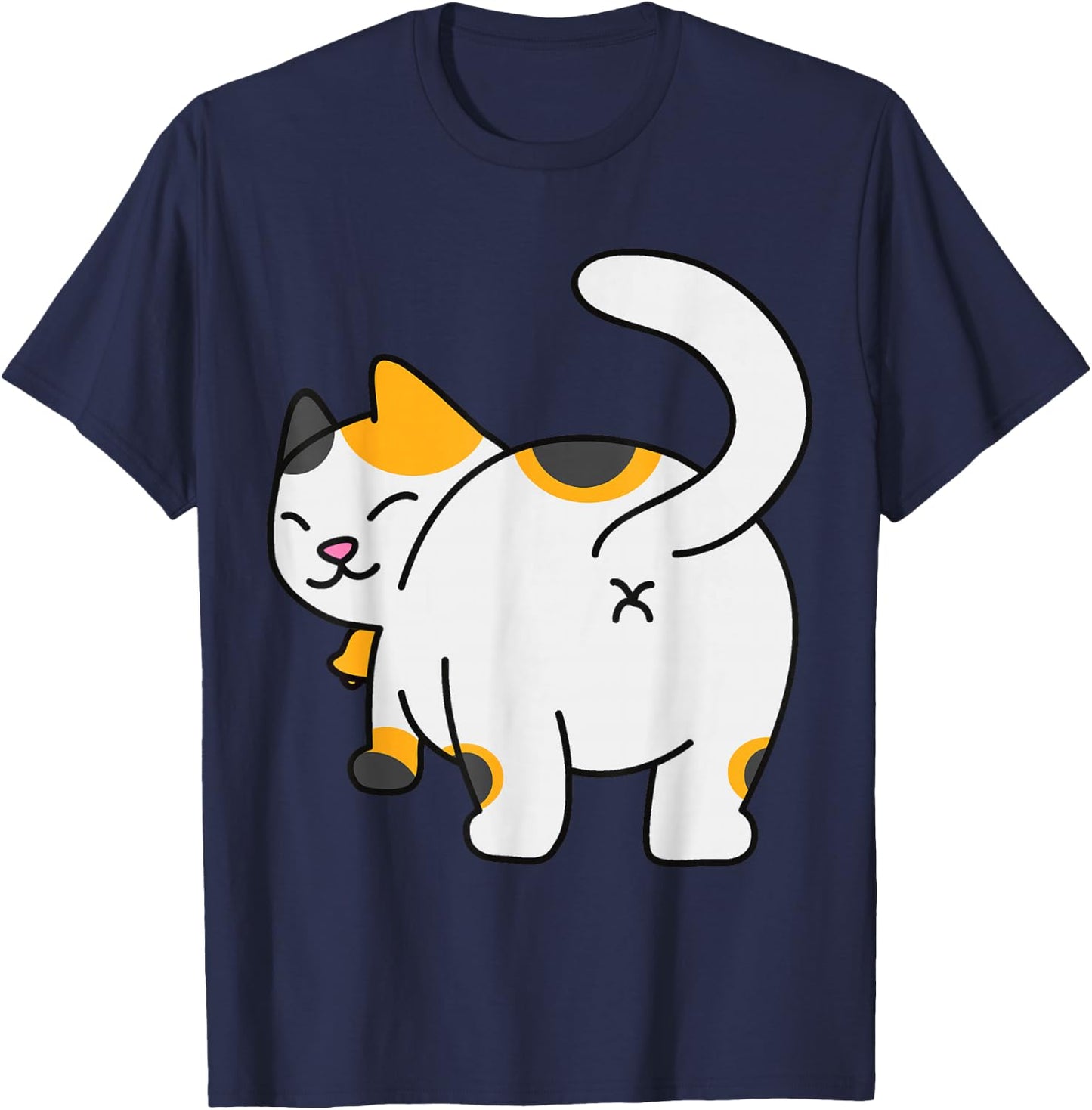 Kitty Butthole - Funny Cat Butt Gift Cat lovers Men Women Girls Kids T-Shirt - T-Shirt | Navy