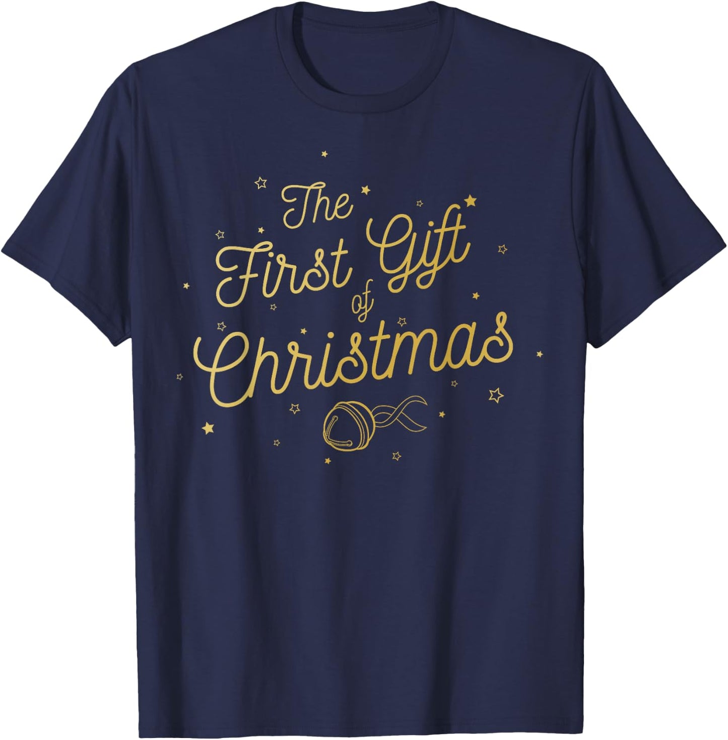 The Polar Express Adult Black Themed-Christmas T-Shirt - T-Shirt | Navy