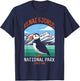 Kenai Fjords National Park US Puffin Bird Alaska T-Shirt - T-Shirt | Navy