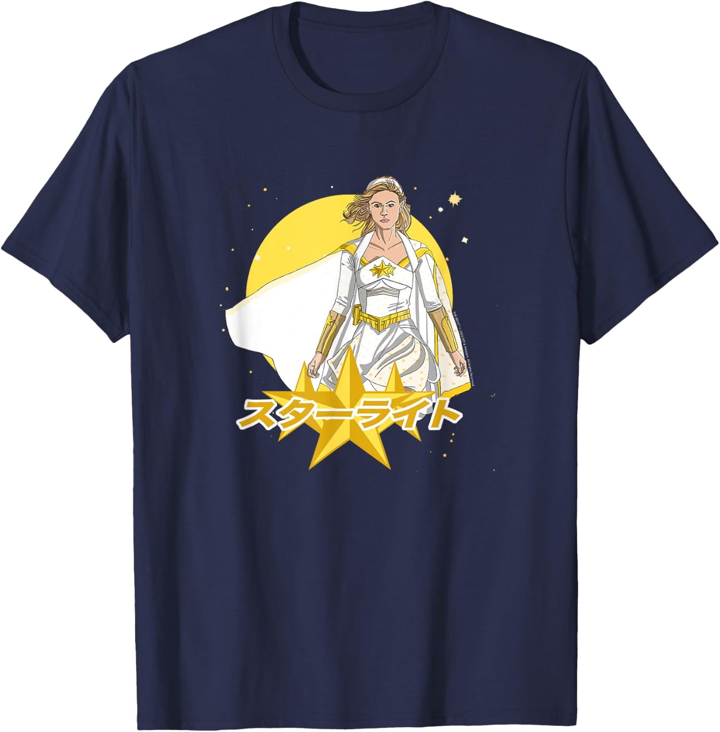 The Boys Starlight Girl Power Manga T-Shirt - T-Shirt | Navy