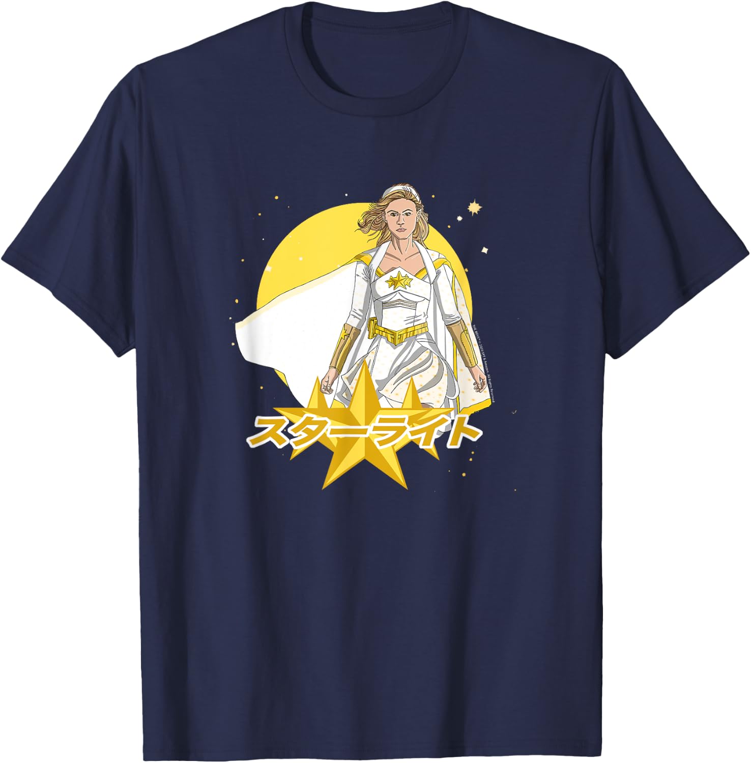 The Boys Starlight Girl Power Manga T-Shirt - T-Shirt | Navy