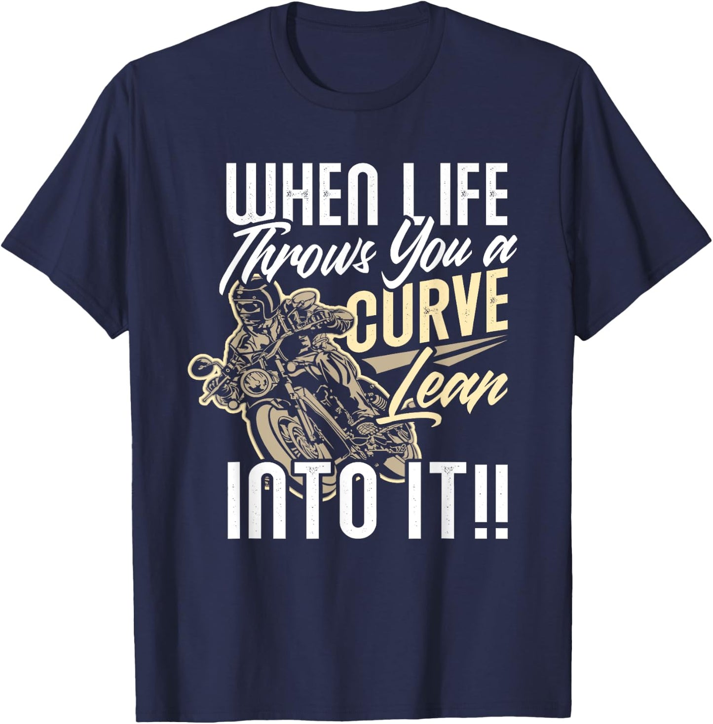Funny Biker Quote Sarcastic Biker Rider Motorcycle T-Shirt - T-Shirt | Navy