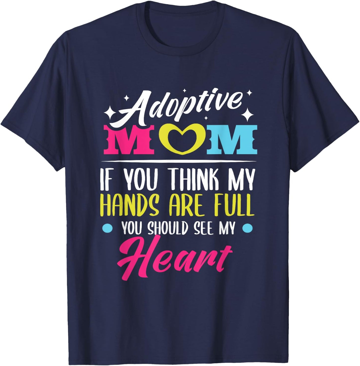 Adoption Day Adoptive Children Family Gotcha Day T-Shirt - T-Shirt | Navy