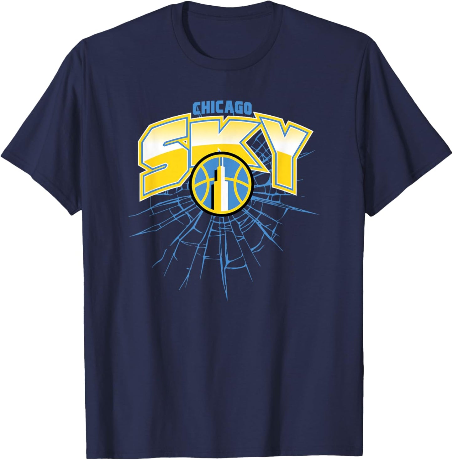 WNBA Chicago Sky Record Breaker T-Shirt - T-Shirt | Navy