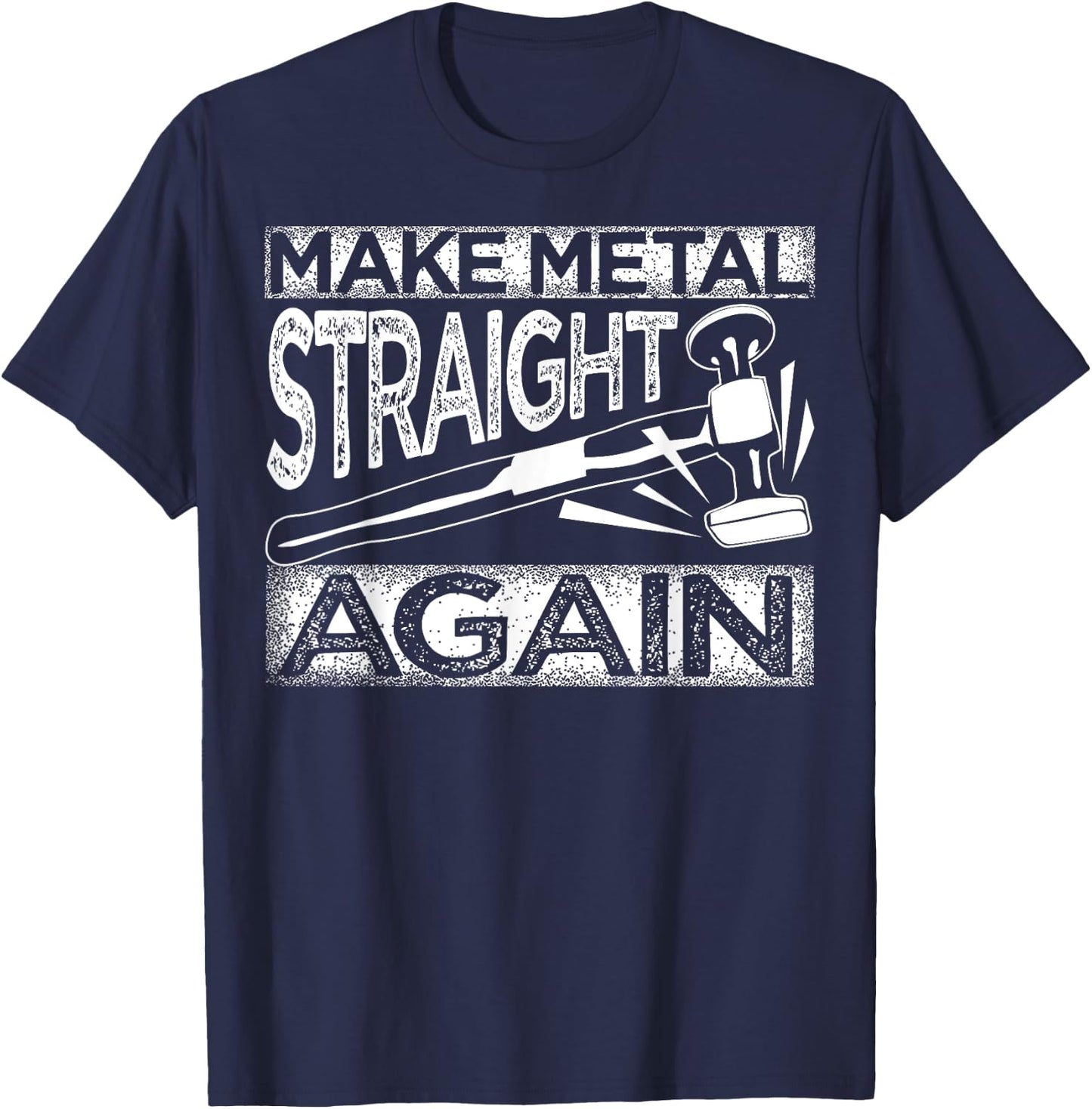 Funny Auto Body Shop Gift Men Grease Car Monkey Technicians T-Shirt - T-Shirt | Navy