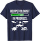 Cool Herpetologist In Progress | Funny Herpetology Kids Gift T-Shirt - T-Shirt | Navy