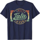Best Tata Ever Emblem Father's Day Tata Gifts Grandpa T-Shirt - T-Shirt | Navy