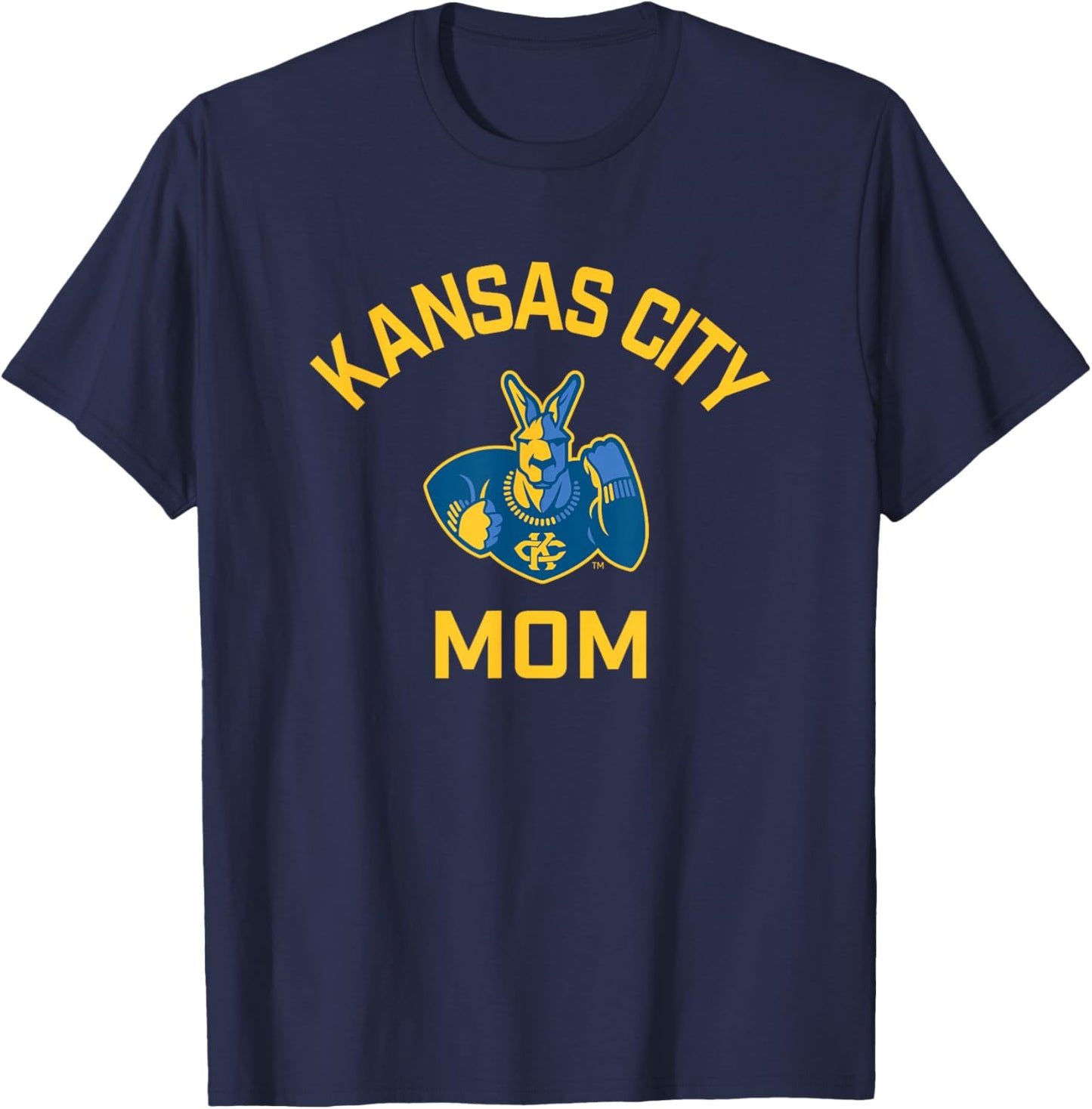 University of Missouri Kansas City UMKC Arched Mom T-Shirt - T-Shirt | Navy