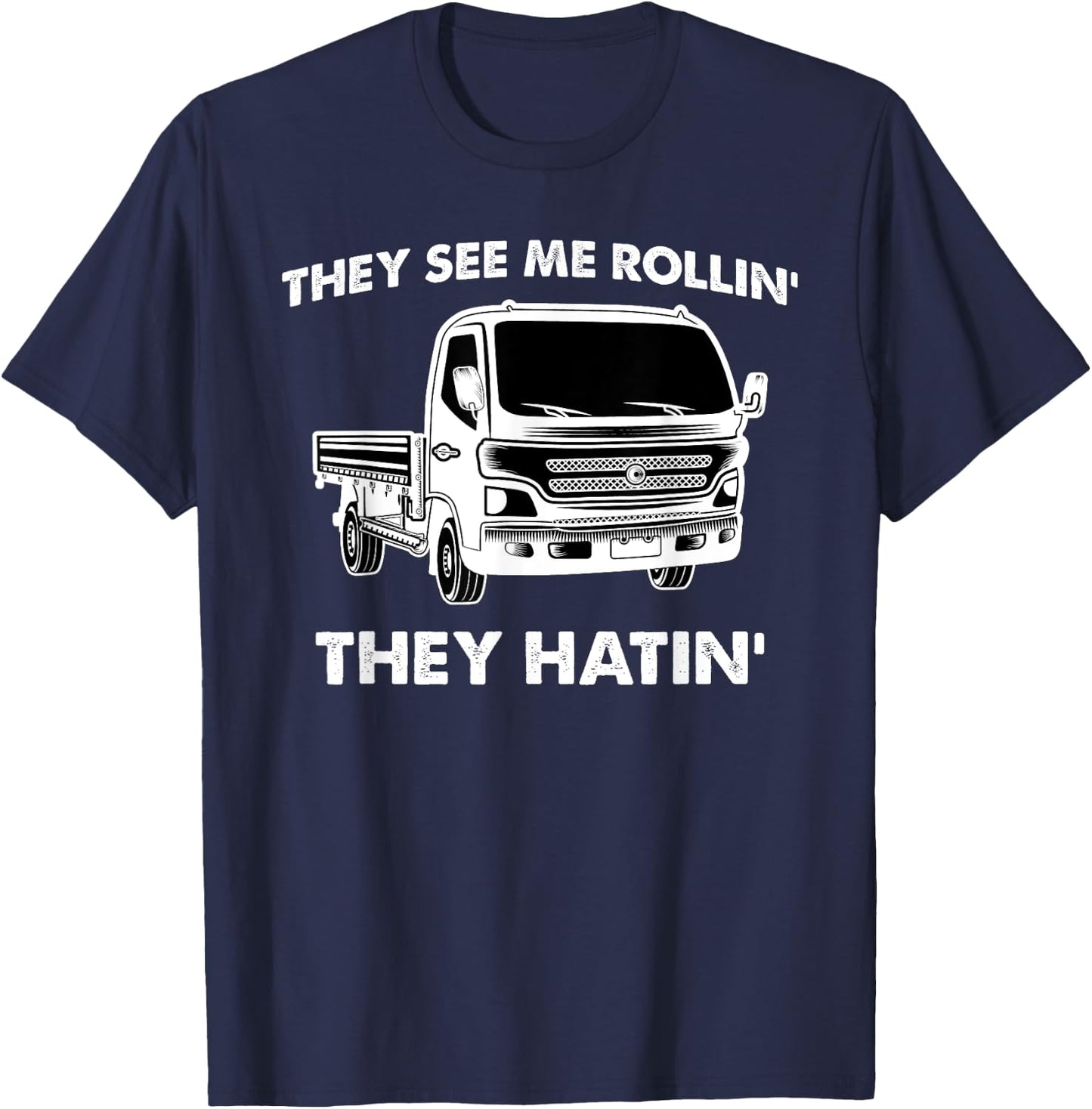 Japan Mini Truck Kei Car Cab Over Compact 4wd Off Road Truck T-Shirt - T-Shirt | Navy