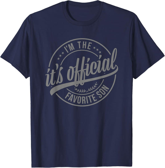 Its Official im The Favorite Son T-Shirt - T-Shirt | Navy