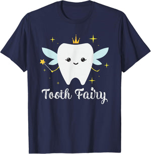 Tooth Fairy Halloween Costumes Girls Kids T-Shirt - T-Shirt | Navy