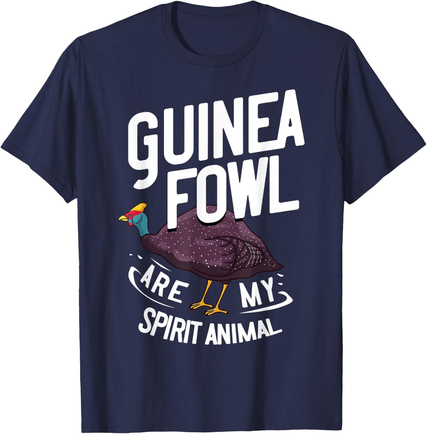 Guinea Fowl Gift Chicken Hen Farmer T-Shirt - T-Shirt | Navy