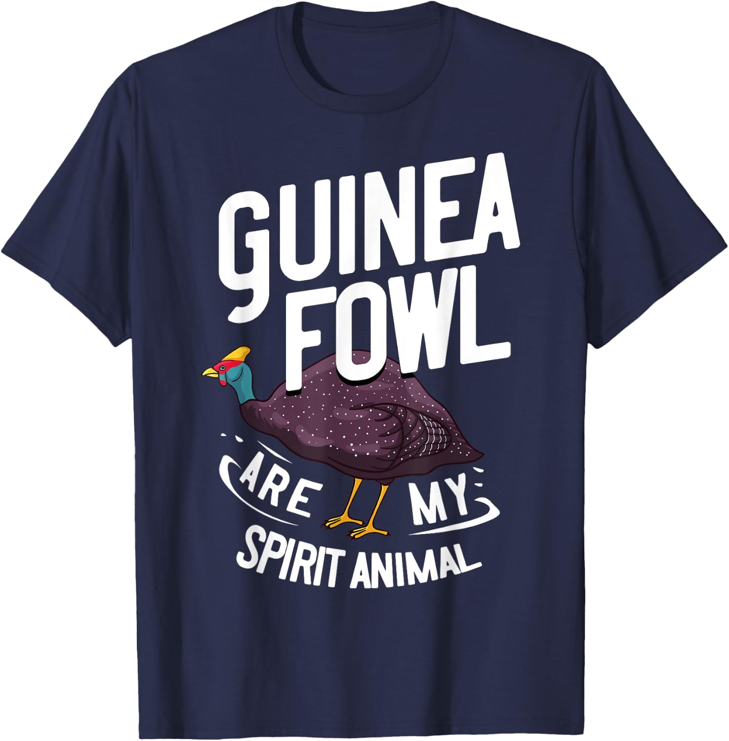Guinea Fowl Gift Chicken Hen Farmer T-Shirt - T-Shirt | Navy