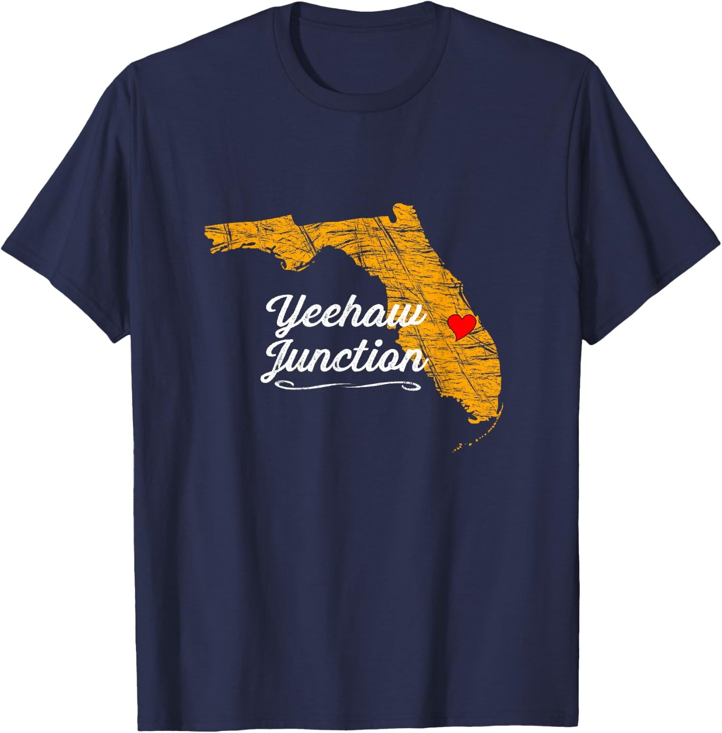 City of Yeehaw Junction | FLORIDA - FL Merch Souvenir T-Shirt - T-Shirt | Navy