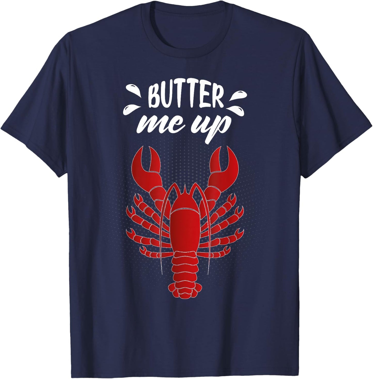 Lobster Shirt Gift Funny Retro Vintage Style Men & Women T-Shirt - T-Shirt | Navy