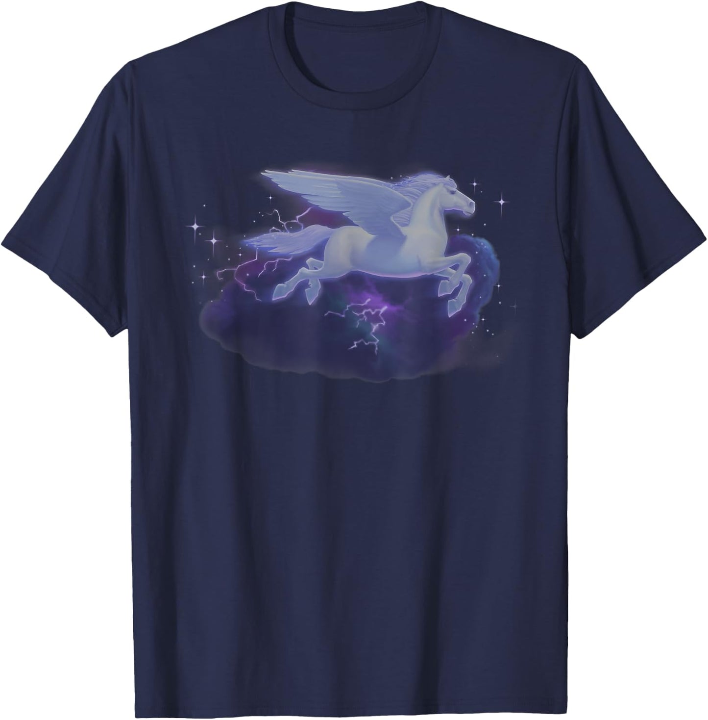 Disney Pixar Onward Guinevere Pegasus Art T-Shirt - T-Shirt | Navy