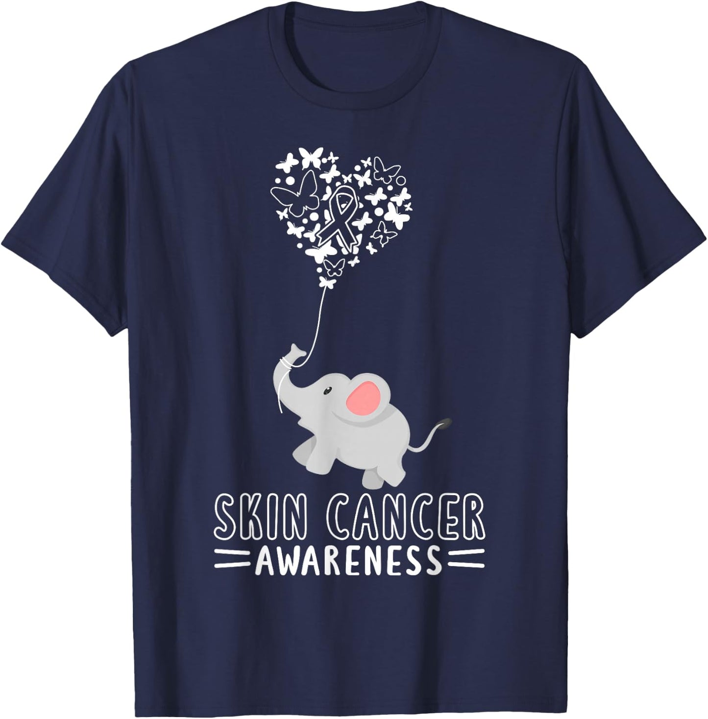 Skin Cancer Skin Cancer Awareness Melanoma T-Shirt - T-Shirt | Navy