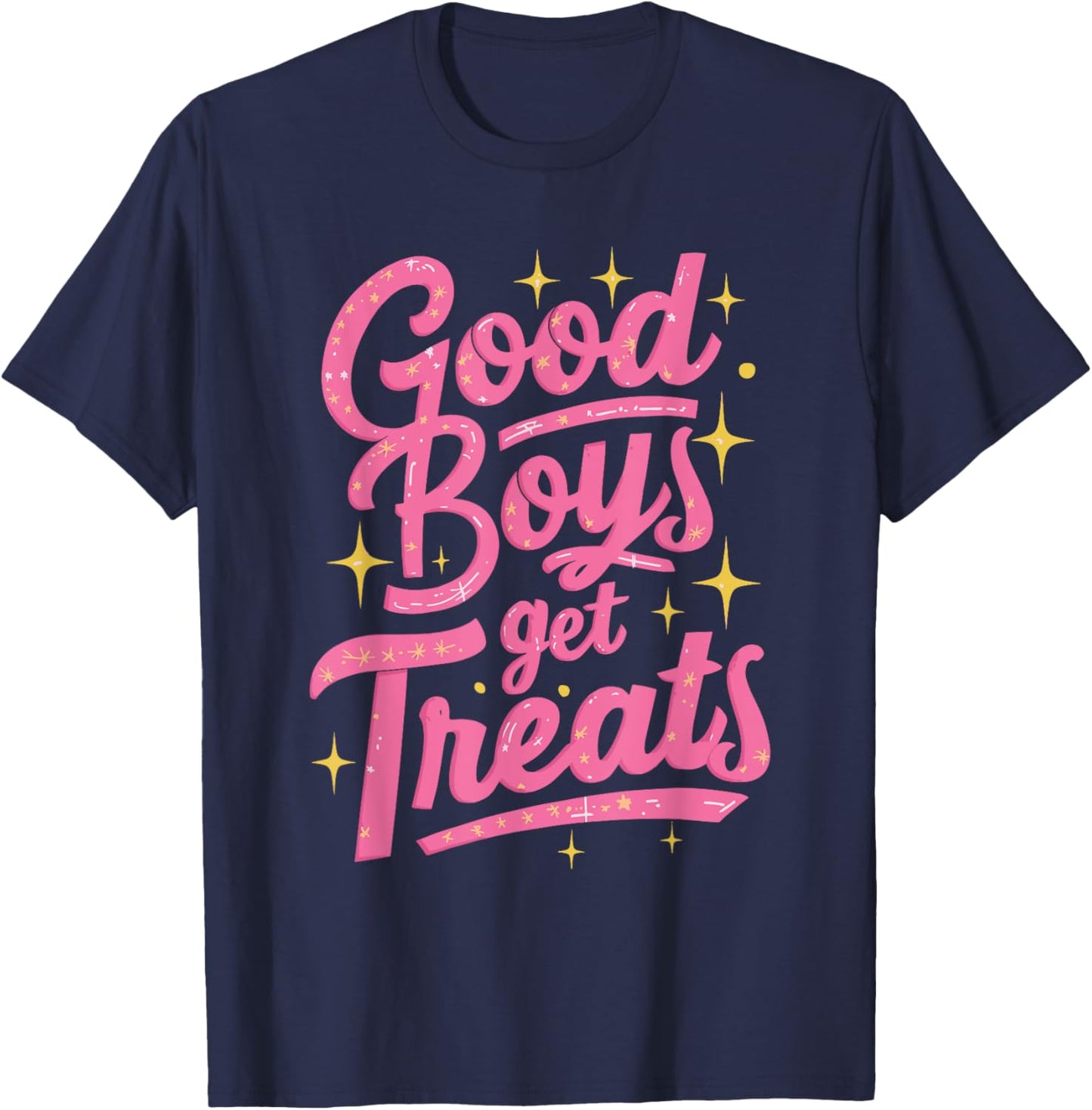 Good Boys Get Treats T-Shirt - T-Shirt | Navy