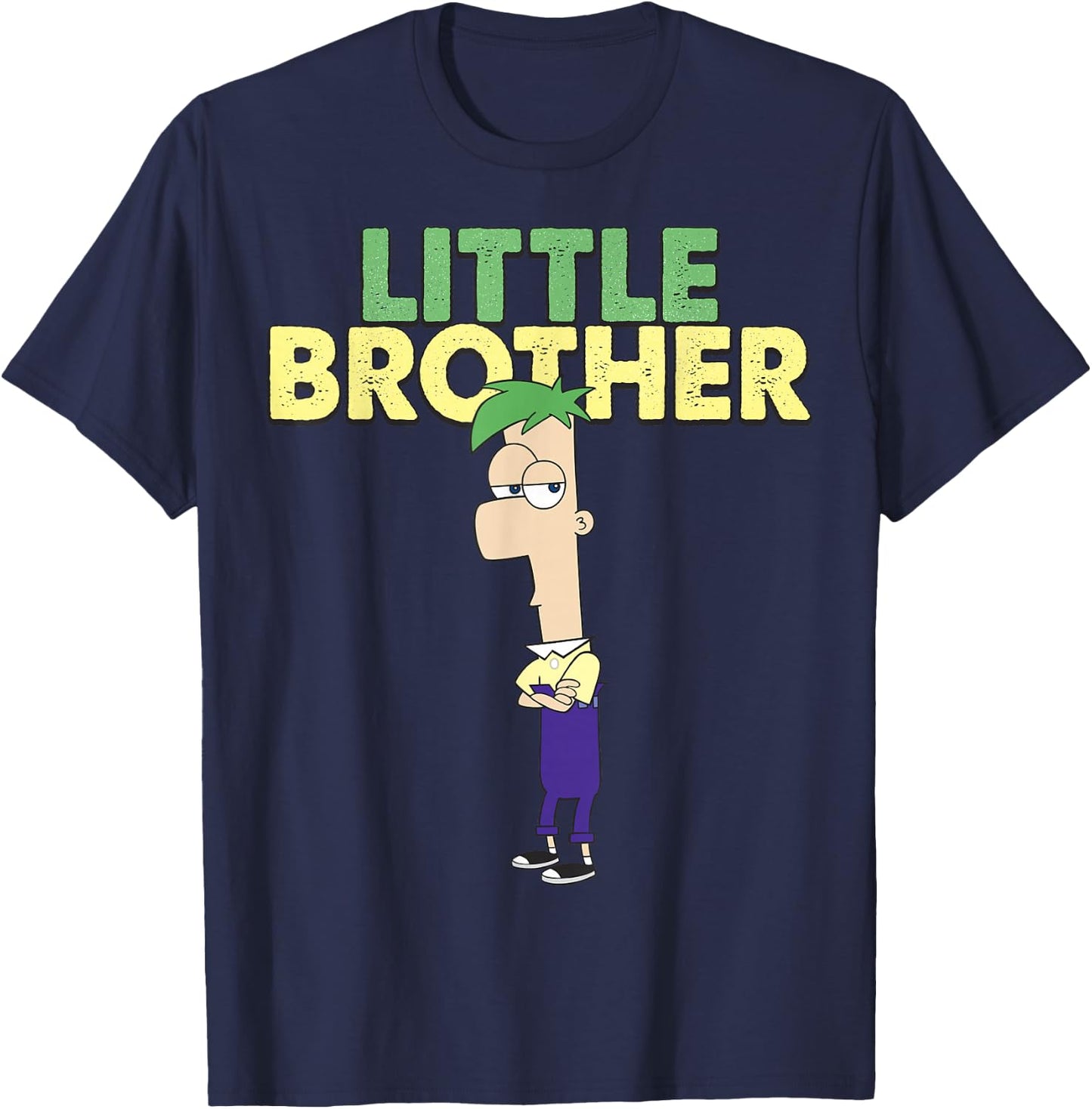 Disney Phineas And Ferb The Green Brother T-Shirt - T-Shirt | Navy