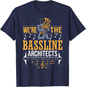 Euphoniumist Orchestra Marching Band Brass Horn Euphonium T-Shirt - T-Shirt | Navy