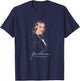 Robert Schumann-German Composer-Classical Music-Piano T-Shirt - T-Shirt | Navy