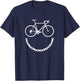 Cute Smiling Bicycle Cycling Shirt Women and Kids T-Shirt - T-Shirt | Navy