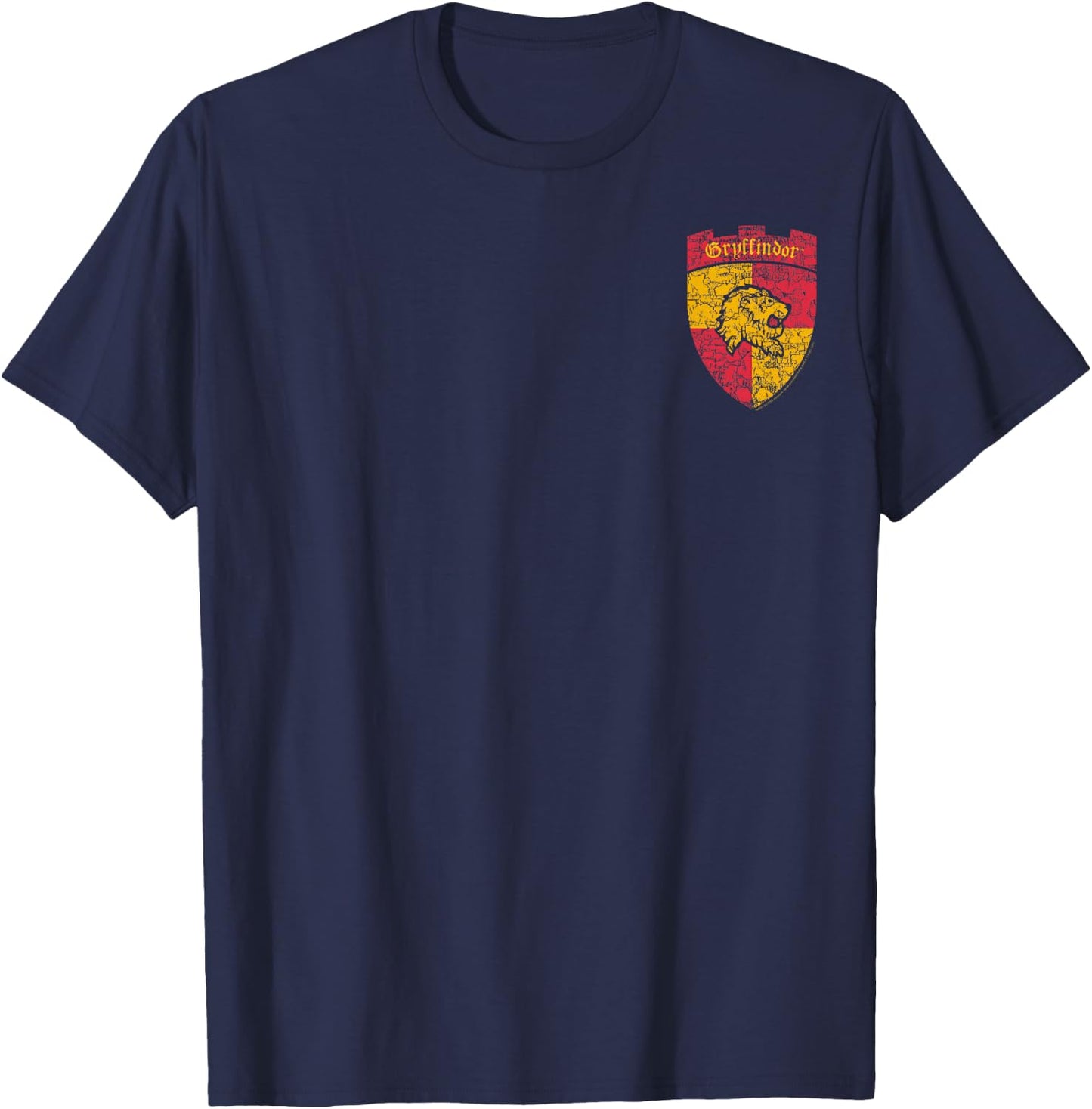 Harry Potter Gryffindor Crest Left Chest T-Shirt - T-Shirt | Navy