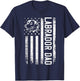 Labrador Retriever Dad Shirt American Flag Lab Dog Dad Men T-Shirt - T-Shirt | Navy