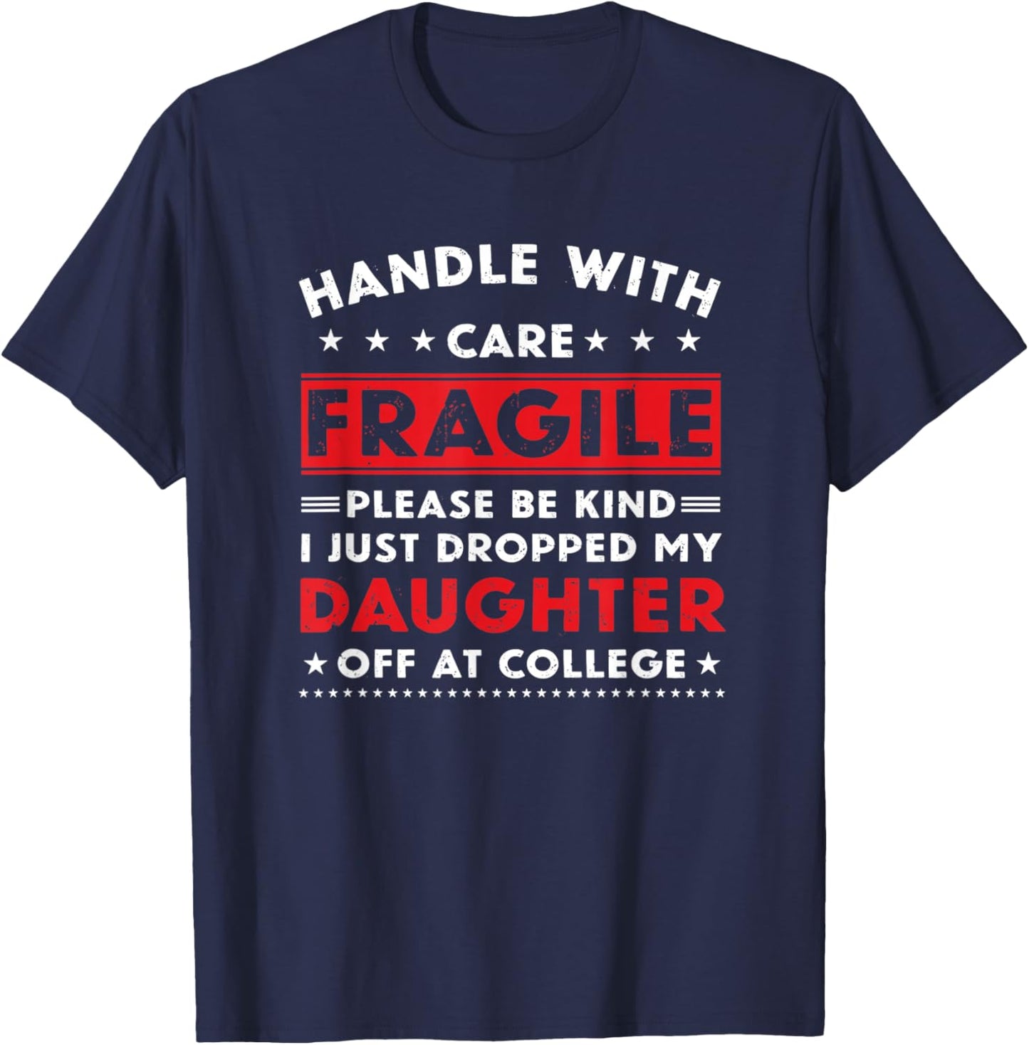 Leaving For College For Mom From Daughter Going To College T-Shirt - T-Shirt | Navy