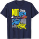 Not Crazy Not Rich Just Asian - Funny Gift T-Shirt - T-Shirt | Navy