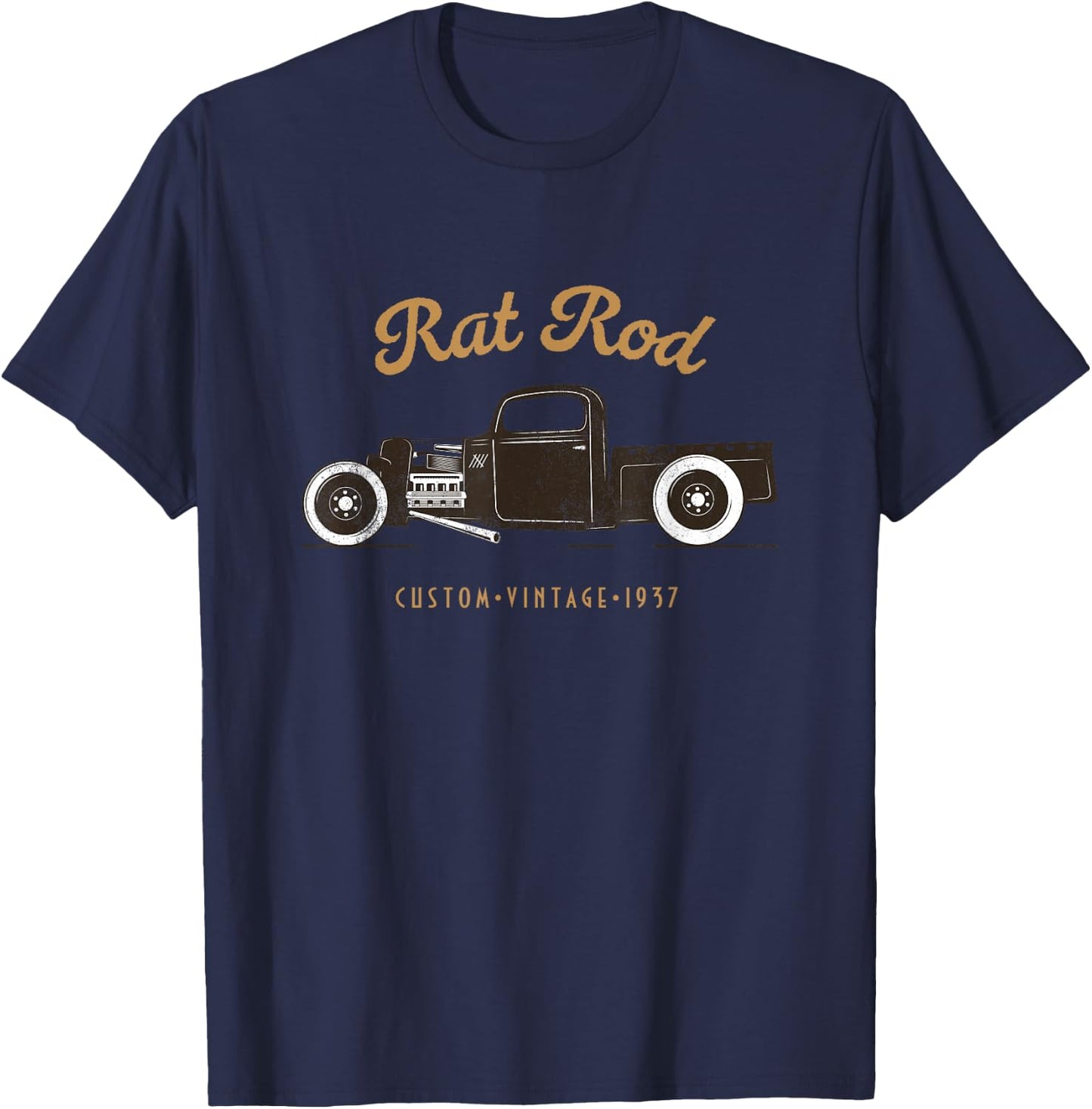 Rat Rod Vintage T-Shirt - T-Shirt | Navy
