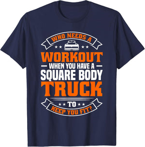 Square Body Truck T-Shirt - T-Shirt | Navy