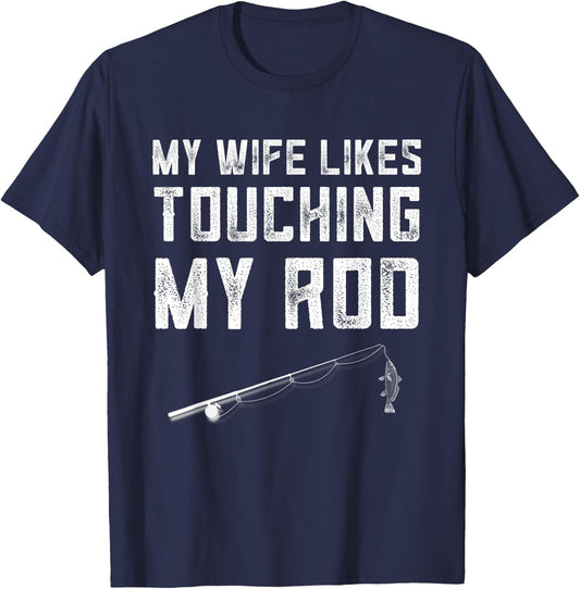Fishing Gifts Funny Dirty Fishing Shirts T-Shirt - T-Shirt | Navy